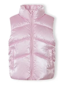 minoti Kamizelka 30GILET101 Różowy Regular Fit
