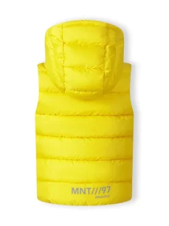 minoti Kamizelka 19gilet42 Żółty Regular Fit