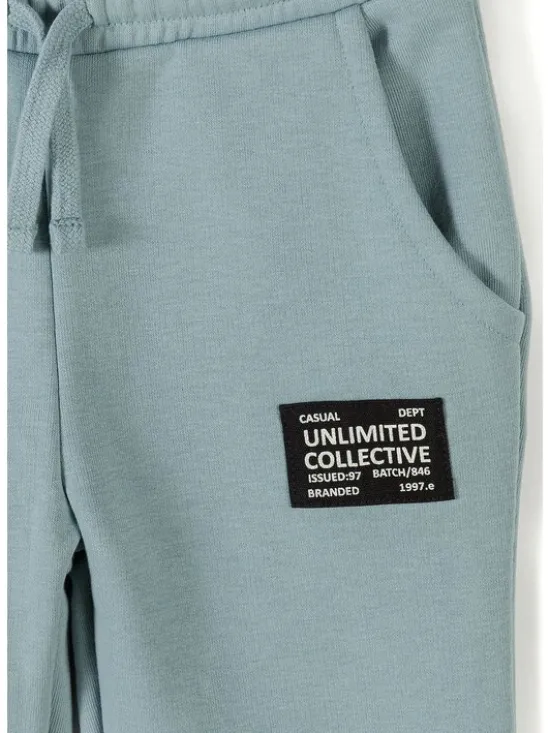 minoti Komplet 2 par spodni dresowych i bluza 29FLEECE258 Niebieski Regular Fit