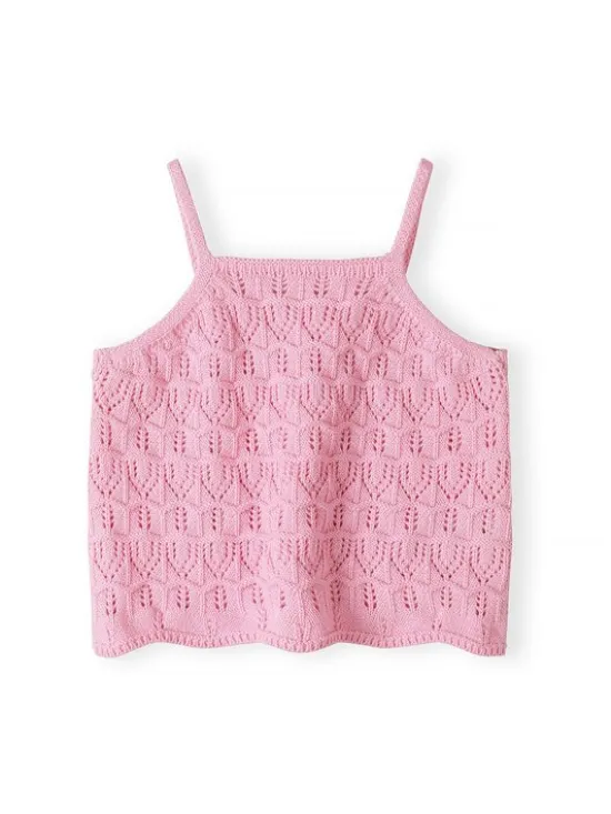 minoti Komplet top i spodenki 30SET101 Różowy Regular Fit