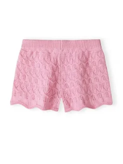 minoti Komplet top i spodenki 30SET101 Różowy Regular Fit