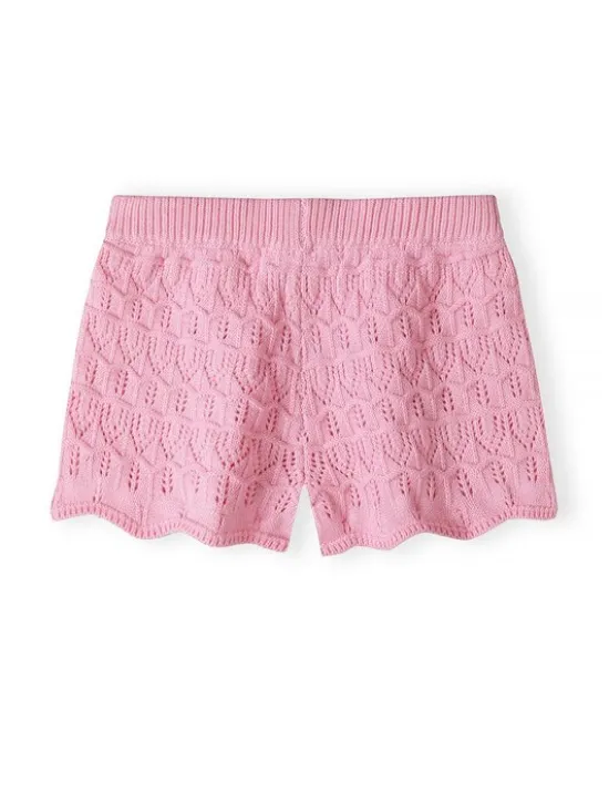 minoti Komplet top i spodenki 30SET101 Różowy Regular Fit