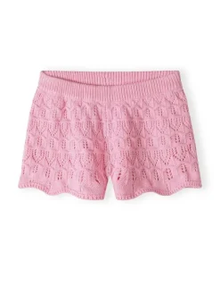 minoti Komplet top i spodenki 30SET101 Różowy Regular Fit