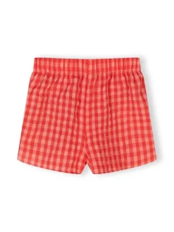 minoti Komplet top i spodenki 30SET103 Pomarańczowy Regular Fit