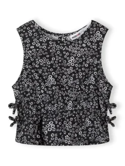 minoti Komplet top i spodnie 30SET154 Czarny Regular Fit