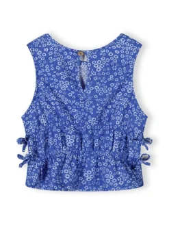 minoti Komplet top i spodnie 30SET155 Niebieski Regular Fit
