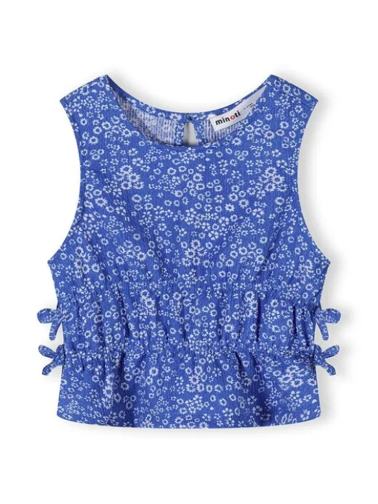 minoti Komplet top i spodnie 30SET155 Niebieski Regular Fit