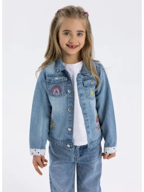 minoti Kurtka jeansowa 22jacket1 Niebieski Regular Fit