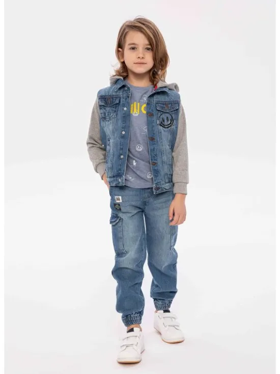 minoti Kurtka jeansowa want 1 Niebieski Regular Fit