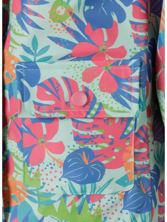minoti Kurtka przeciwdeszczowa C5510 Zielony Regular Fit