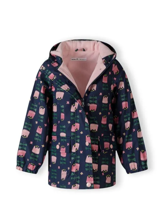 minoti Kurtka przeciwdeszczowa C5507 Granatowy Regular Fit