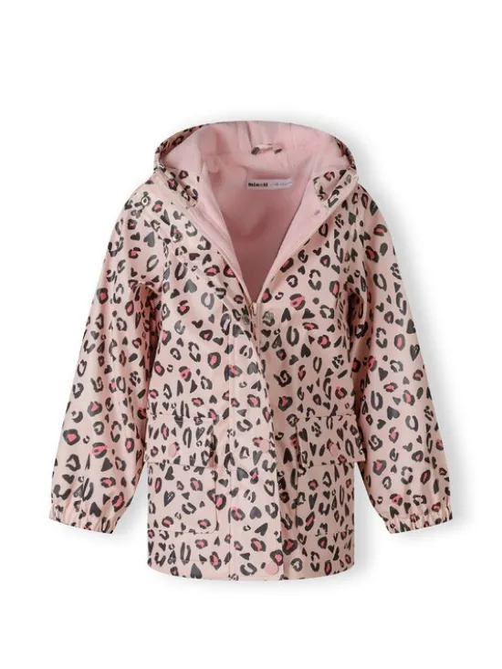 minoti Kurtka przeciwdeszczowa C5506 Różowy Regular Fit