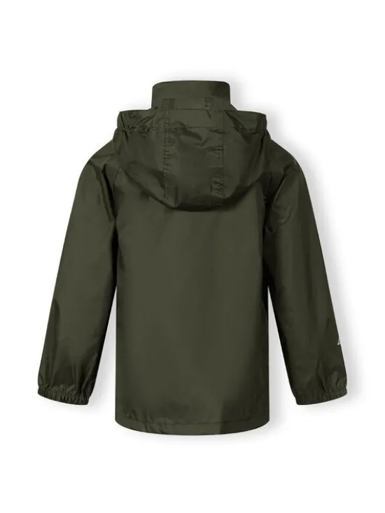 minoti Kurtka przeciwdeszczowa 27KMJACKET3 Khaki Regular Fit