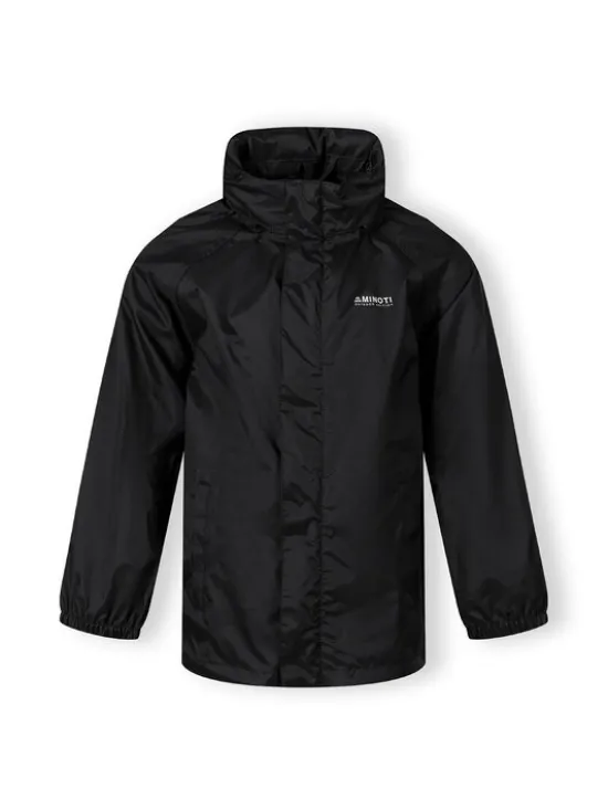 minoti Kurtka przeciwdeszczowa 27KMJACKET1 Czarny Regular Fit