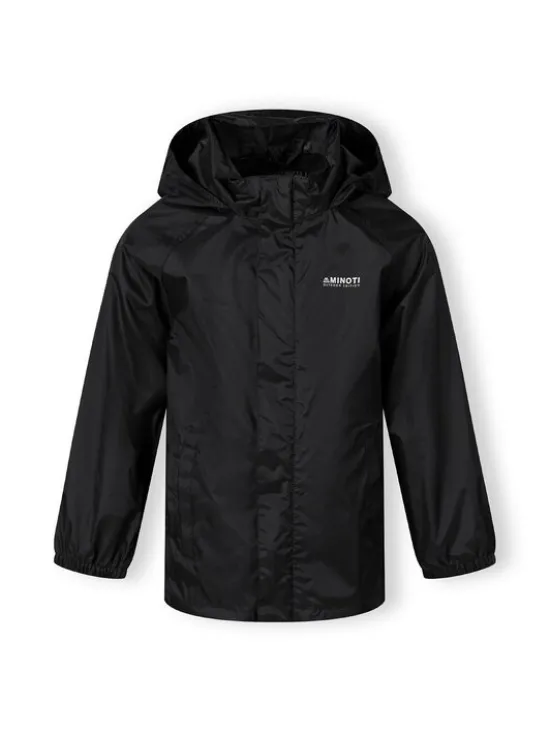 minoti Kurtka przeciwdeszczowa 27KMJACKET1 Czarny Regular Fit