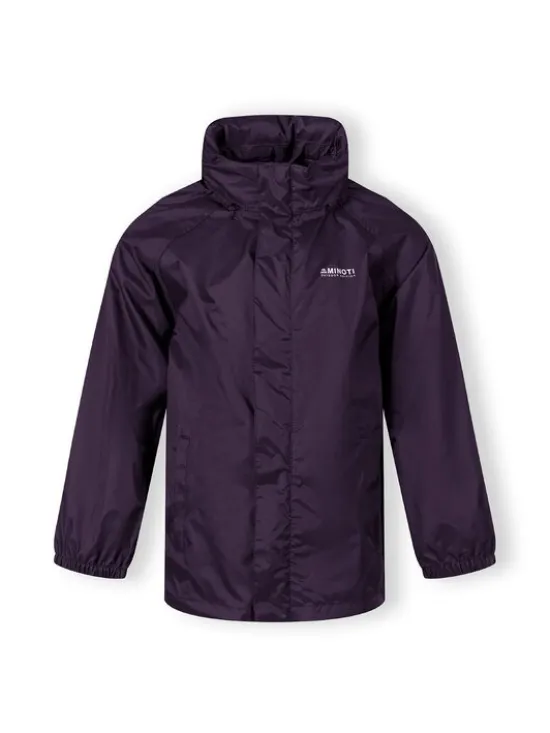 minoti Kurtka przeciwdeszczowa 27KMJACKET4 Fioletowy Regular Fit