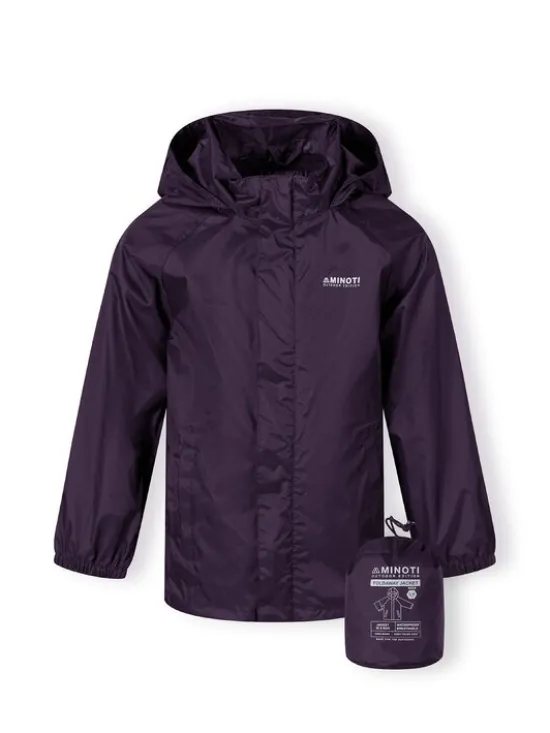 minoti Kurtka przeciwdeszczowa 27KMJACKET4 Fioletowy Regular Fit