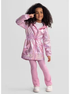 minoti Kurtka przeciwdeszczowa 18COAT21 Różowy Regular Fit