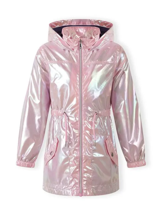 minoti Kurtka przeciwdeszczowa 18COAT21 Różowy Regular Fit