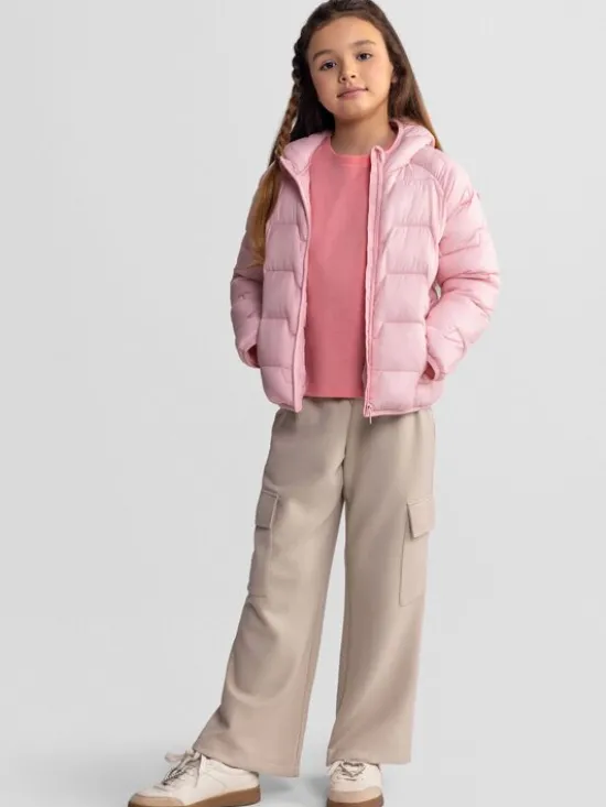 minoti Kurtka przejściowa 30COAT157 Różowy Regular Fit