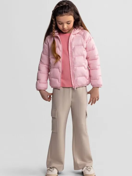 minoti Kurtka przejściowa 30COAT157 Różowy Regular Fit