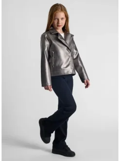 minoti Kurtka przejściowa 26coat60 Srebrny Regular Fit