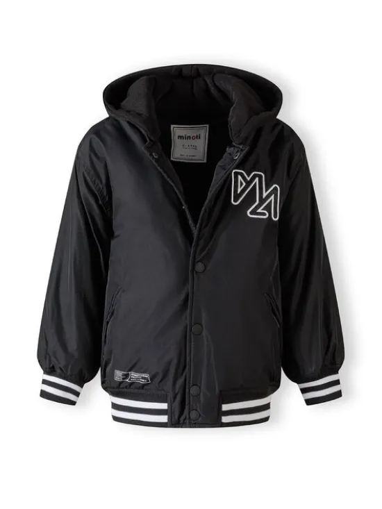 minoti Kurtka przejściowa 27coat130 Czarny Regular Fit