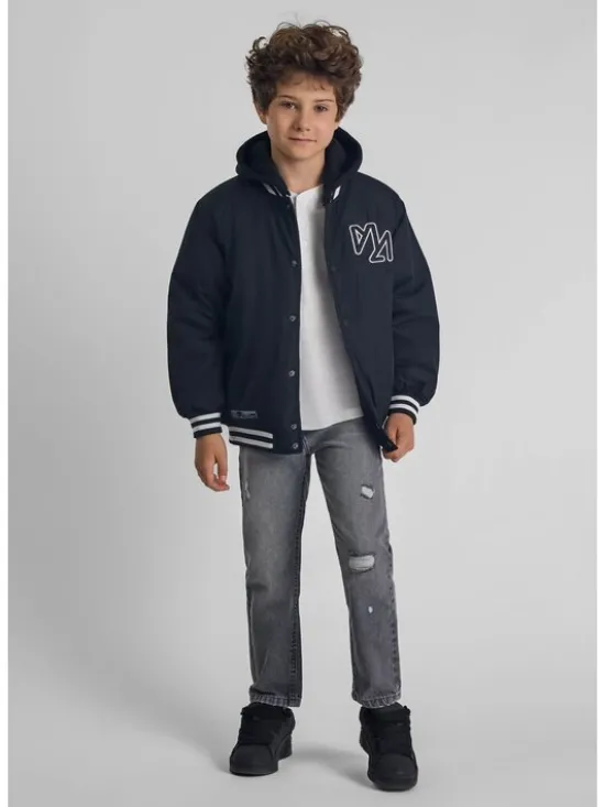 minoti Kurtka przejściowa 27coat130 Czarny Regular Fit