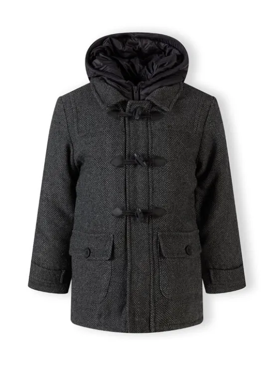 minoti Kurtka zimowa 19coat78 Czarny Regular Fit