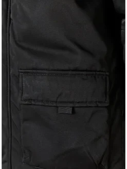 minoti Kurtka zimowa 19COAT70 Czarny Regular Fit