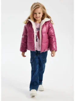 minoti Kurtka zimowa 20coat6 Fioletowy Regular Fit