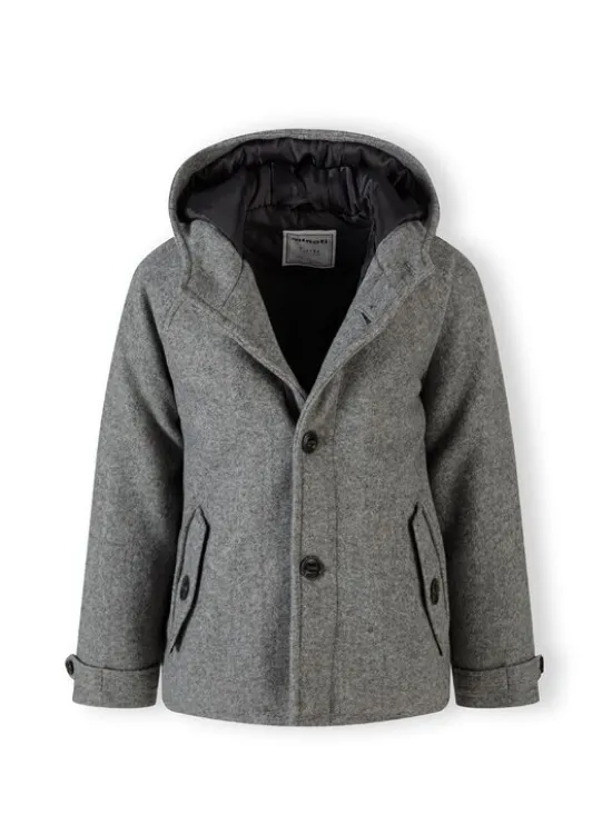 minoti Kurtka zimowa 19coat10 Szary Regular Fit