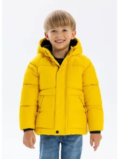 minoti Kurtka zimowa 19coat2 Żółty Regular Fit