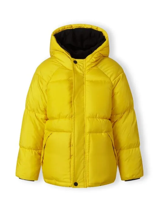 minoti Kurtka zimowa 19coat2 Żółty Regular Fit