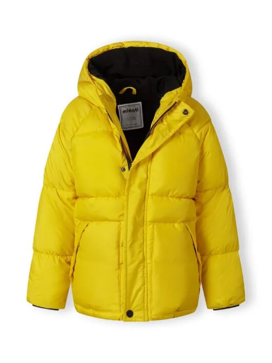 minoti Kurtka zimowa 19coat2 Żółty Regular Fit