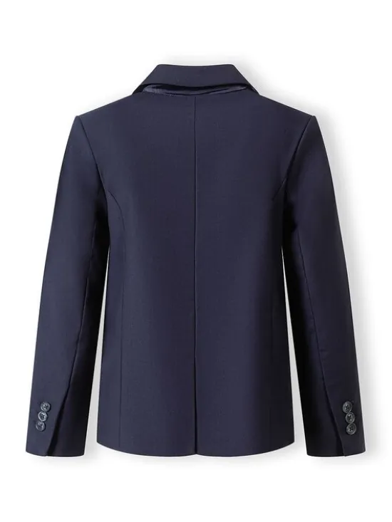 minoti Marynarka 29FORMAL251 Granatowy Regular Fit