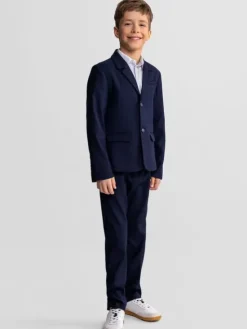 minoti Marynarka 29FORMAL251 Granatowy Regular Fit