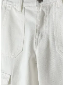 minoti Spodnie cargo 22pant43 Biały Regular Fit