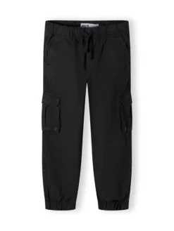 minoti Spodnie cargo 26PANT44 Czarny Regular Fit