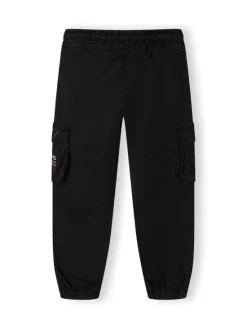 minoti Spodnie cargo 27PANT42 Czarny Regular Fit