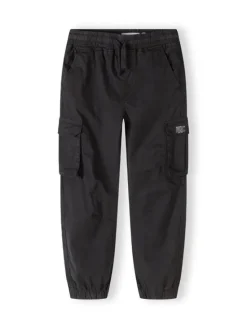 minoti Spodnie cargo 23pant46 Czarny Regular Fit