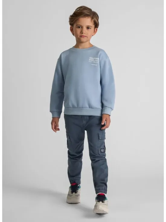 minoti Spodnie cargo 27PANT4 Niebieski Regular Fit