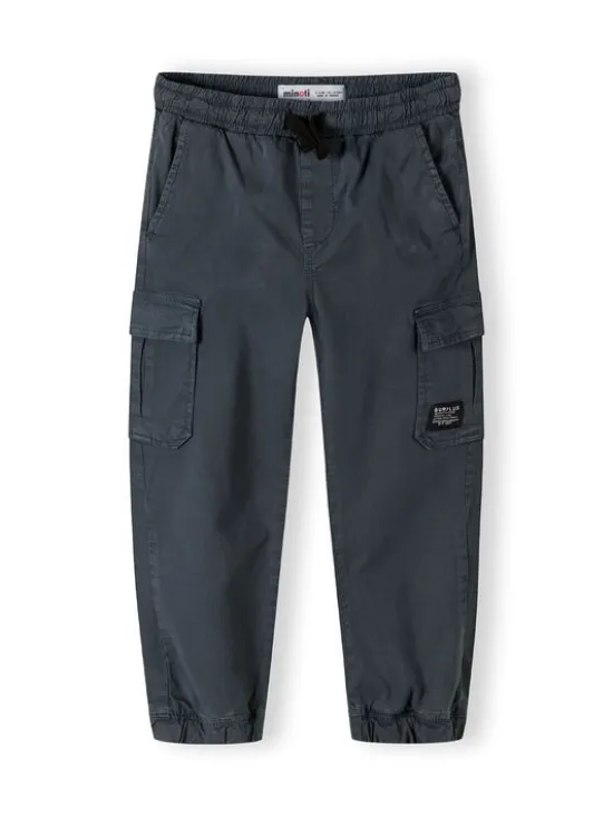 minoti Spodnie cargo 27PANT4 Niebieski Regular Fit
