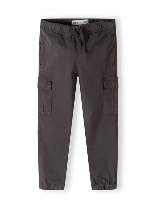 minoti Spodnie cargo 23pant4 Szary Regular Fit