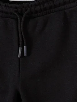 minoti Spodnie dresowe 29FLEECE287 Czarny Slim Fit