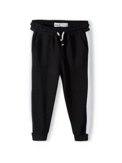 minoti Spodnie dresowe 14fleece 8 Czarny Regular Fit