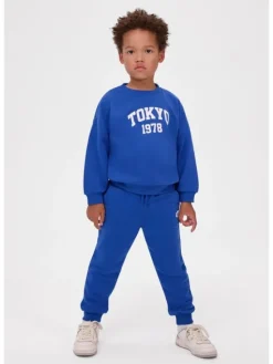 minoti Spodnie dresowe 29FLEECE205B Granatowy Jogger Fit