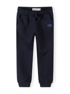 minoti Spodnie dresowe 29FLEECE205B Granatowy Jogger Fit