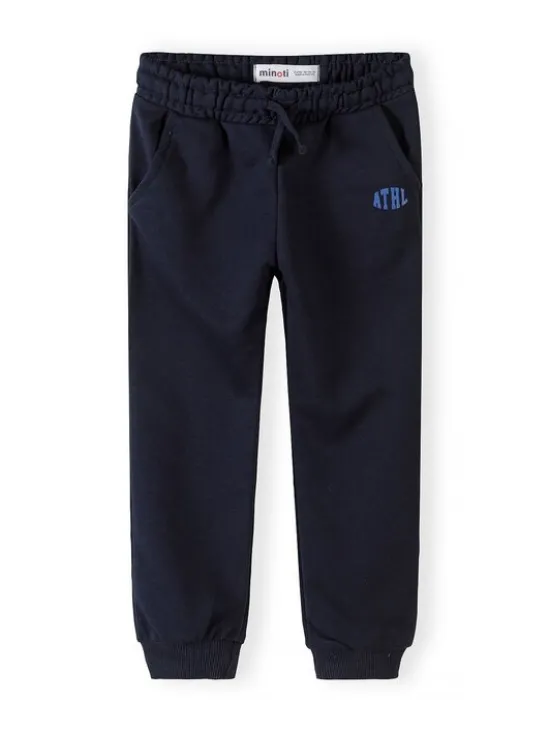 minoti Spodnie dresowe 29FLEECE205B Granatowy Jogger Fit