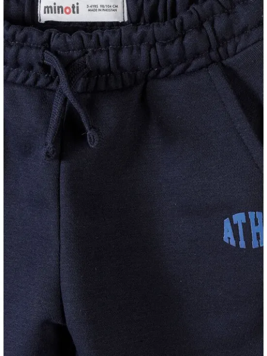 minoti Spodnie dresowe 29FLEECE205B Granatowy Jogger Fit
